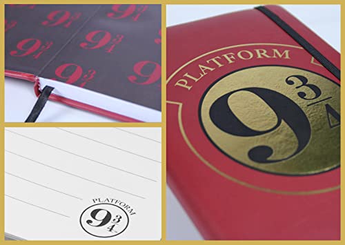 Harry Potter Cuaderno, Bolso de Compra y Bolígrafo Varita, Libreta de Notas Tapa Dura, Bolsa Ecológica Reutilizable, Diseño Hogwarts, Regalo Harry Potter