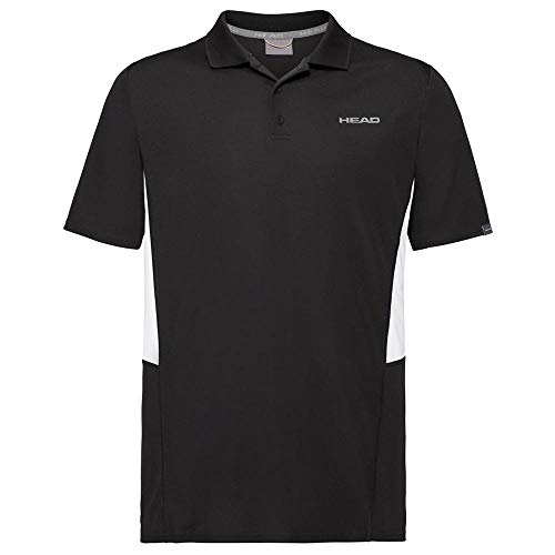 Head Club Tech Polo Shirt B, Camisa de Polo Unisex Niños, Black, Double Extra Large