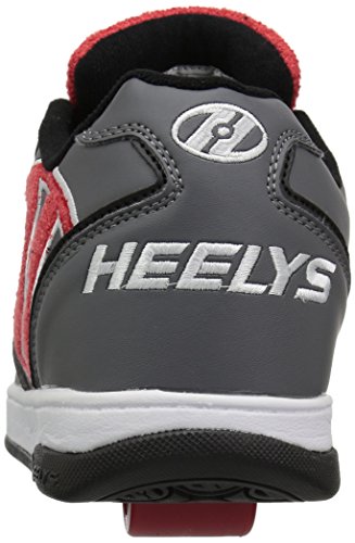 HEELYS PROPULSAR zapato 2018 logotipo de rizo negro / gris, 36.5