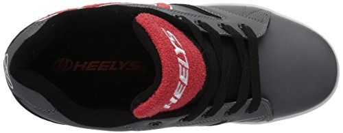 HEELYS PROPULSAR zapato 2018 logotipo de rizo negro / gris, 36.5