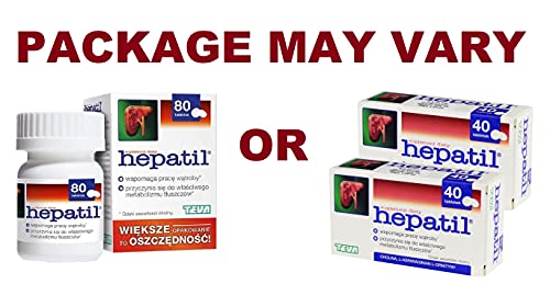 HEPATIL - 80 cápsulas está ayudando al correcto funcionamiento del hígado - Hígado Detox Cleanse Regeneration Health Support