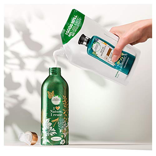 Herbal Essences Champú Recarga Ecológica Recambio Con Un 60% Menos Plástico Con Aceite De Argán De Marruecos Repara, 480 ml