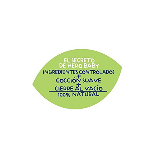 Hero Baby Cocina Mediterránea Tarrinas de Paella de Verduras Tiernas con Pollo - Para niños a partir de 6 meses - 6 Packs de 2x200gr