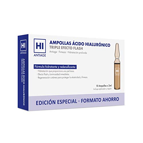 HI - Hi Antiage Ampollas Ácido Hialurónico Triple Efecto Flash - Edición Especial 10uds (10 x 2 ml)