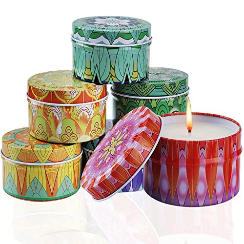 HSDJLXZ Vela Aromática,115g 7 Piezas Velas Aromaticas para Regalo,Velas Aromáticas,100% Soja Velas,Velas Decorativas,Regalos Para Amigas Originales,Ideas de Regalos para Mujer,Regalo de Reyes