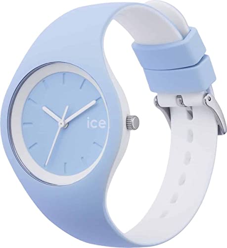 Ice-Watch ICE duo White sage, Reloj azul para Mujer con Correa de silicona, 001489 (Small)