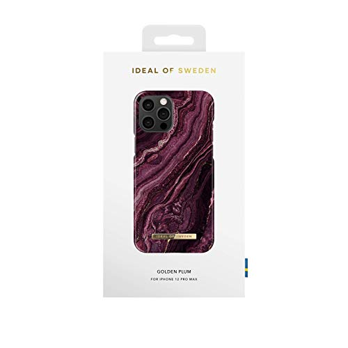 IDEAL OF SWEDEN Carcasa para iPhone 12 Pro Max (Golden Plum)