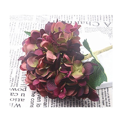 IHRKleid Flor artificial (Hortensia), decoración para boda, 4, 47cm