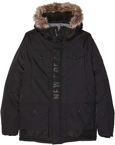 IKKS Parka 2 EN 1 Bleu POCHE ZIPPEE Devant Chaqueta, Azul Navy 48, 6 años para Niñas