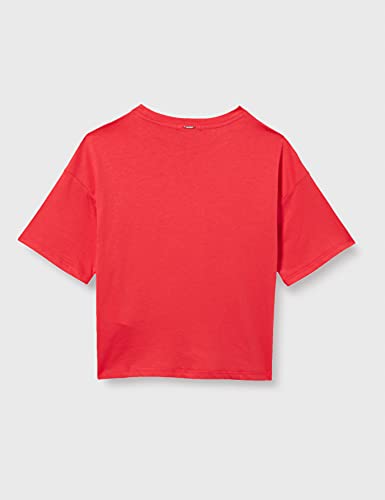 IKKS tee-Shirt Rouge Chill Camiseta, Rojo, 10 Años para Niños