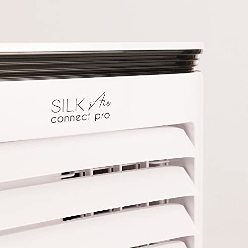 IKOHS SILKAIR CONNECT PRO - Aire Acondicionado Portátil, 9000BTU, 2270 Frigorías Con 4 Modos de Aire Acondicionado, Calefactor, Ventilador, y Deshumidificador hasta 24 L/día, Silencioso, Wifi