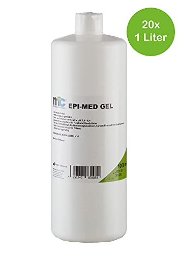 IPL Gel Epimed IPL - Gel de contacto para depilación láser, 20 x 1000 ml