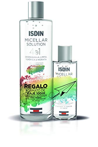 ISDIN Agua Micelar 4 en 1 - Pack 400 ml + 100 ml versión de viaje