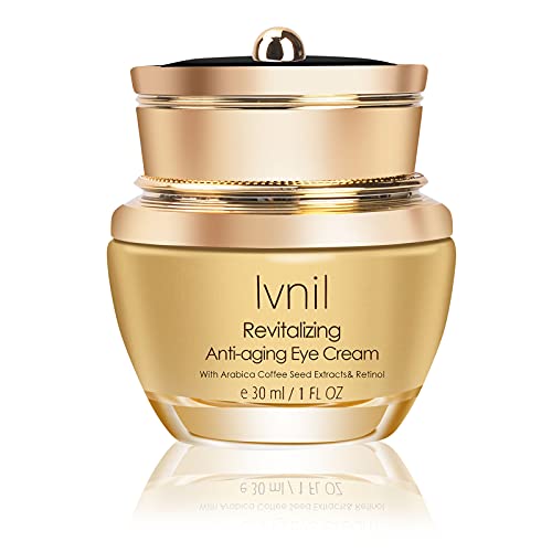 Ivnil Crema Contorno De Ojos Contiene retinol y ácido hialurónico, antiojeras mujer/homber contorno ojos antiarrugas,Cuidado de ojos ,Vegan 30 ml