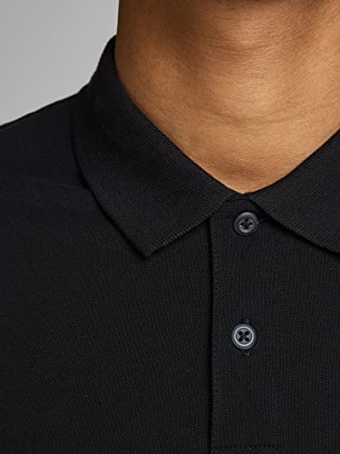 Jack & Jones Jjebasic Polo SS Noos, Negro (Black), L para Hombre