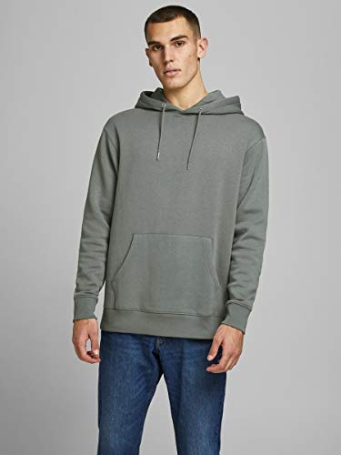 Jack & Jones JJESOFT Sweat Hood Noos Sudadera con Capucha, Sedona Sage, M para Hombre