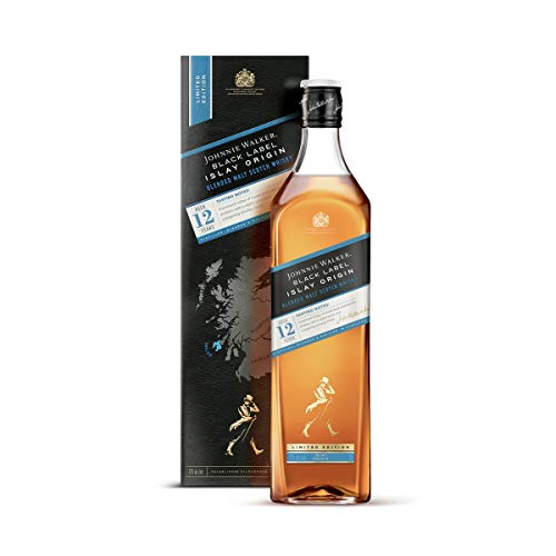 Johnnie Walker - Black Label Islay Origin, Blended Scotch Whisky, Edición Limitada - 1000 ml