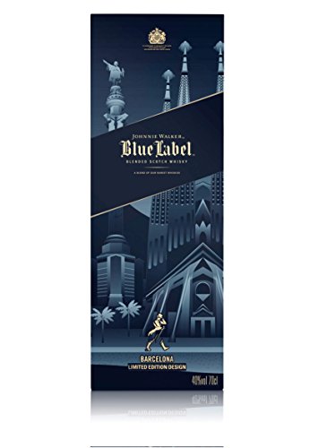 Johnnie Walker Blue Label Whisky Edición Limitada Barcelona - 700 ml