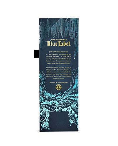 Johnnie Walker Blue Label Whisky Escocés Edición Limitada Timorous Beasties - 700 ml