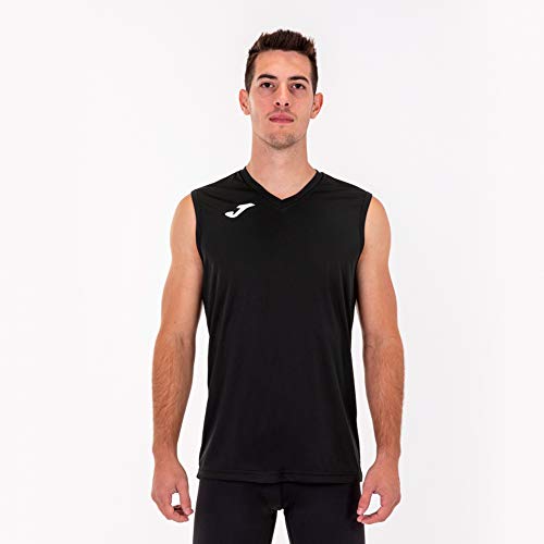 Joma Combi Camiseta Entrenamiento, Hombre, Negro, L