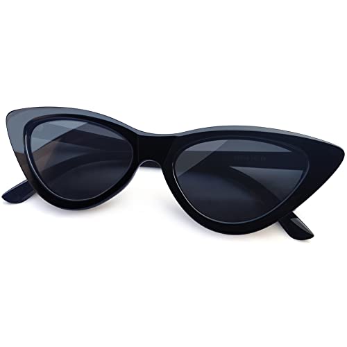 Joopin Gafas de Sol Ojo de Gato Polarizadas Protección UV Retro Vintage Gafas de Cateye Para Mujer Negras