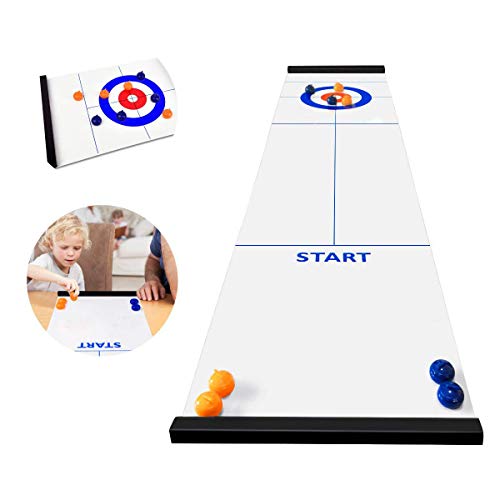 Juego de encrespamiento para la Familia Equipo portátil Juegos de Mesa Entrenamiento en la Mesa Juegos de Fiesta Familiar para niños y Adultos En el Interior, Viajes