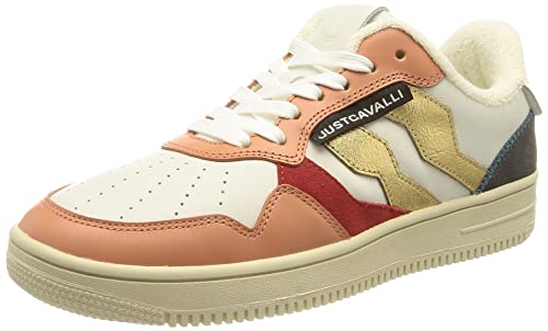 Just Cavalli Scarpa Just, Zapatos de construccin Mujer, 970 Tawny Rose White Red Gold, 38 EU