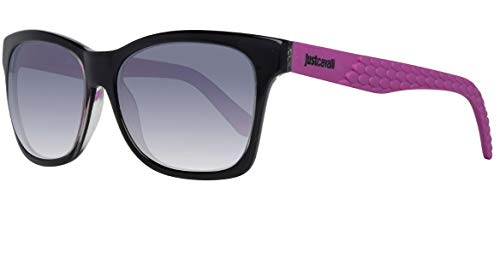 Just Cavalli Sonnenbrille JC649S 5601U Gafas de Sol, Negro (Schwarz), 54 para Mujer