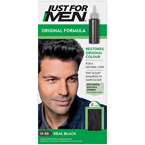 Just for Men Coloración Semipermanente, H55 Negro Real