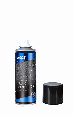 Kaps Nano Protector - Spray Repelente al Agua y la Suciedad para Zapatos de Tela, Cuero, Ante y Nobuk - Aerosol Protector de Calzado (400 ml - 13.52 fl. Oz.)