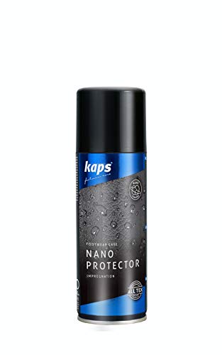 Kaps Nano Protector - Spray Repelente al Agua y la Suciedad para Zapatos de Tela, Cuero, Ante y Nobuk - Aerosol Protector de Calzado (400 ml - 13.52 fl. Oz.)