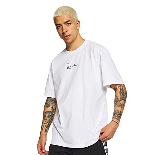 Karl Kani - Camiseta 6060585 KK Signature tee White - 6060585WHITE - White, Large