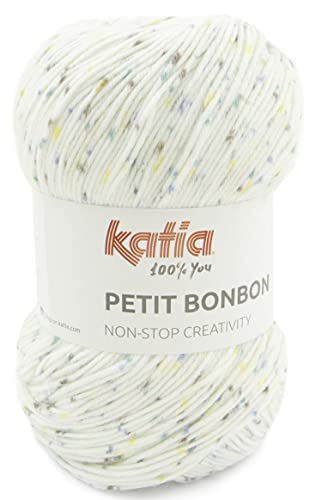 Katia Petit Bonbon color 104 - Lana suave para bebé sin lana para tejer o ganchillo