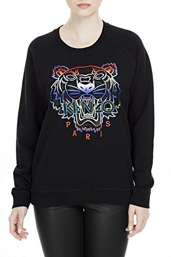 Kenzo Tiger - Sudadera para mujer, multicolor Negro XL