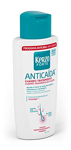 Kerzo Forte Neceser Tratamiento Intensivo Anti Caída. Ampollas + Champú 400 ml