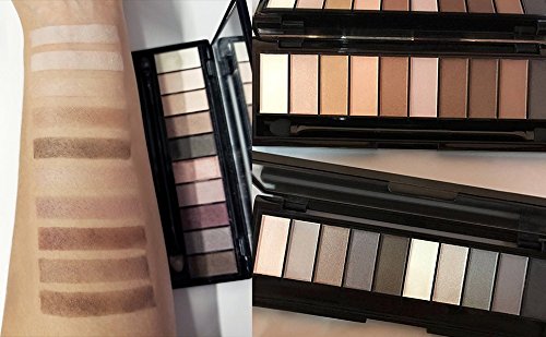 KIKO Milano Smart Eyeshadow Palette 01 | Paleta con 10 sombras de ojos y diferentes acabados. Aplicador doble incluido