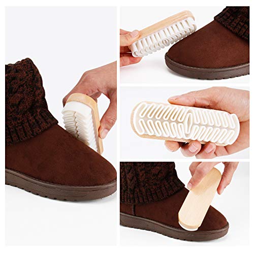 Kit de limpieza de ante y nobuck de Care Guys: cepillo de crepé resistente con un borrador de limpieza