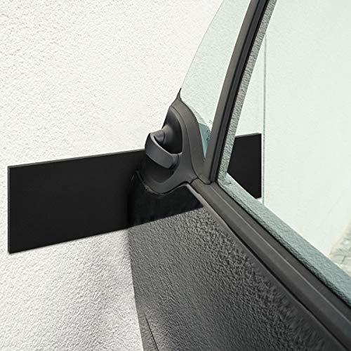 kwmobile Parachoques para Garaje - Set 4X Protector de Pared Esquina y columnas de Parking - Protectores paragolpes de Espuma - 40 x 12 x 1.5 CM Negro