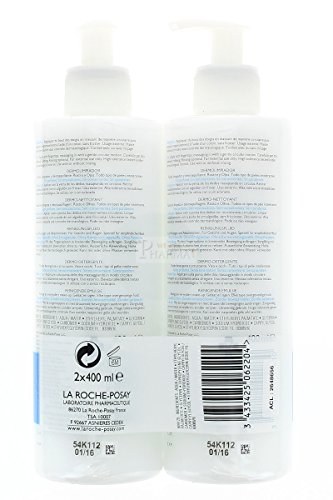 La Roche-Posay tolériane dermo-cleanser 400 ml – pack de 2