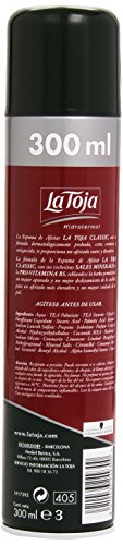 LA TOJA espuma de afeitar clásica spray 300 ml