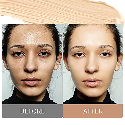 Lacomchir Feeling Free Base Maquillaje Cobertura Total 33 ml 24H Larga Duración Mate Foundation Líquido - Maquillaje Mujer - Antiarrugas y Reparadora - Waterproof - Vegano | Libre de Crueldad - ROSY