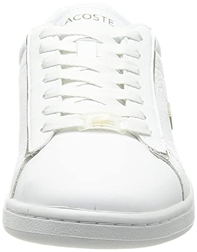 Lacoste Carnaby EVO 0721 3 SFA, Zapatillas Mujer, Wht/Wht, 38 EU