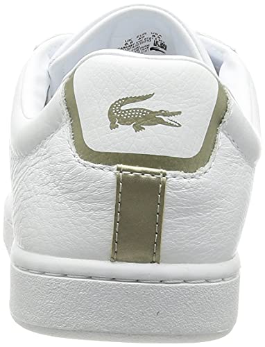 Lacoste Carnaby EVO 0721 3 SFA, Zapatillas Mujer, Wht/Wht, 38 EU