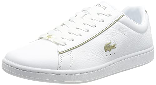 Lacoste Carnaby EVO 0721 3 SFA, Zapatillas Mujer, Wht/Wht, 38 EU