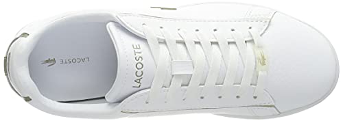 Lacoste Carnaby EVO 0721 3 SFA, Zapatillas Mujer, Wht/Wht, 38 EU