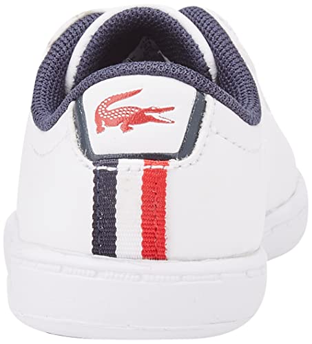 Lacoste Carnaby EVO 0722 2 SUJ, Zapatillas, Wht/Nvy/Red, 36 EU