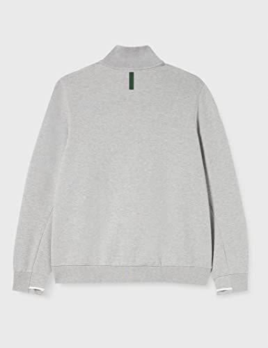 Lacoste SH2702, Sudadera Hombre, Gris (Muraille Chine), S