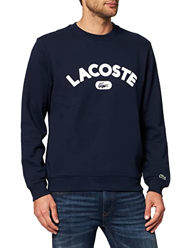 Lacoste SH6873 Sudadera para Hombre, Marino, S