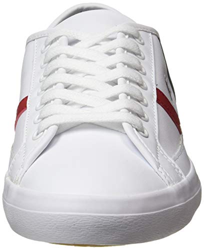 Lacoste Sideline TRI1 CMA, Zapatillas Hombre, Blanc (Wht/Nvy/Red), 41 EU