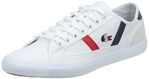 Lacoste Sideline TRI2 CMA, Zapatillas Hombre, Blanco (Wht/Nvy/Red), 40 EU